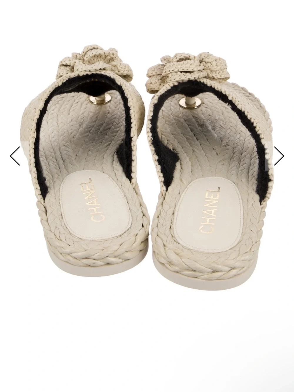 Chanel 2023 Interlocking CC Logo Espadrilles Women's Size: 10 | IT 40 NWT IN BOX
